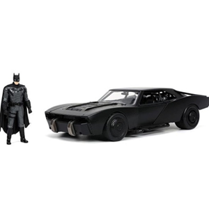 اسباب بازی ماشین فلزی بتموبیل و فیگور فلزی بتمن با مقیاس 1:24 Batman and Batmobile_اسباب بازی ماشین